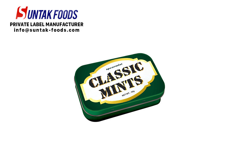 Color Crystal Compressed Dextrose Sugar Free Chewy Candy , Round Sugar Free Breath Mints
