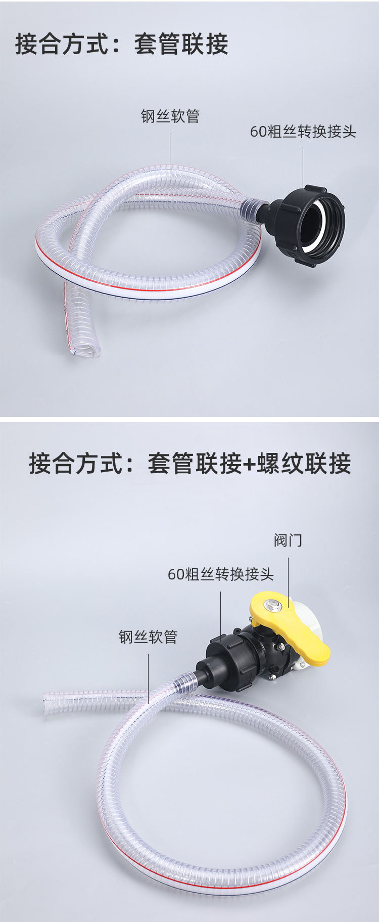 12mm 16mm 20mm 25mm Hose Tail Plastic Quick Connector Coupling with Long Working Life