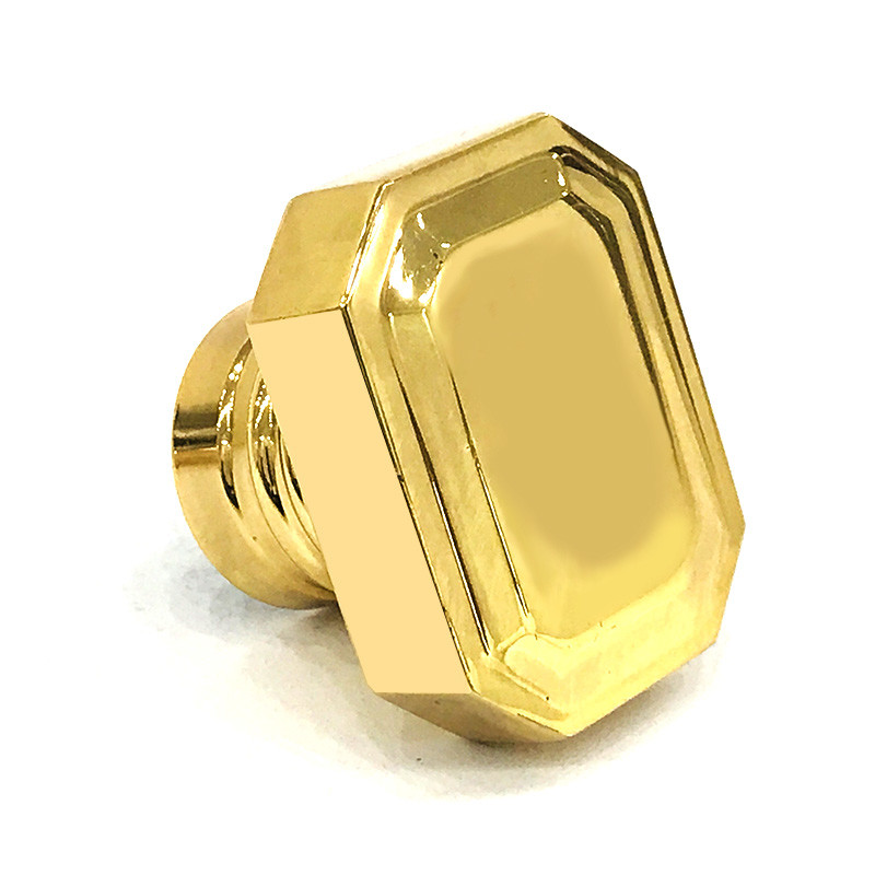 Classic Zinc Alloy Gold Plating Rectangle shape Metal Zamak Perfume Bottle Cap