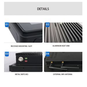 Custom Embedded LCD PC Touch Screen Display 10Watt High Brightness