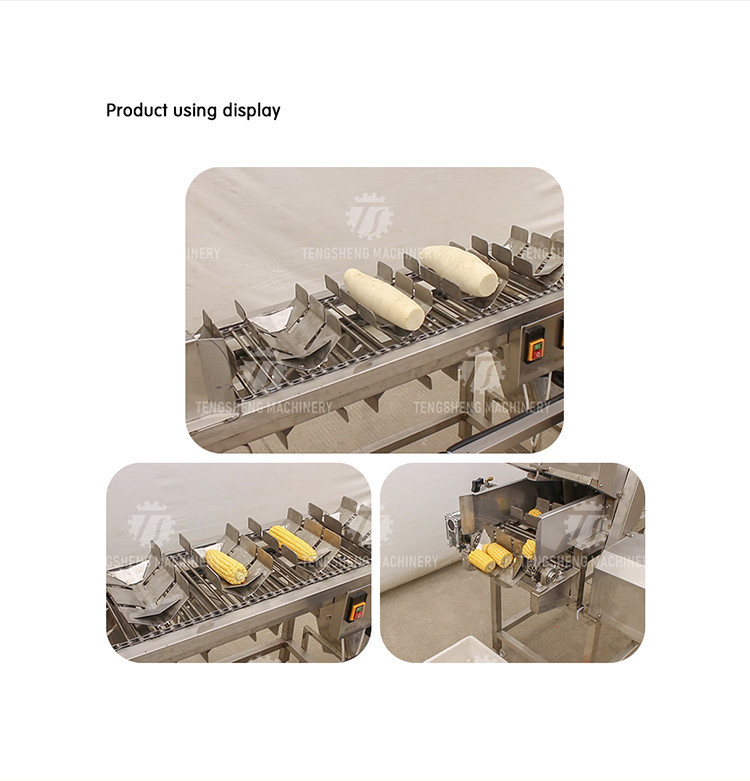 Automatic Vegetable Radish Corn Taro Cutting Half Machine