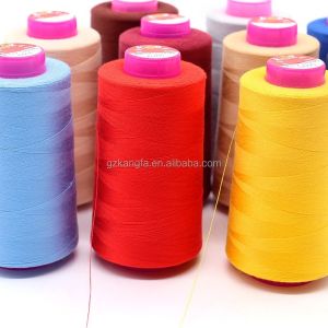 Sofa Sets Pattern Dyed 5000yds Spun Polyester Sewing Thread for Machine Sewing