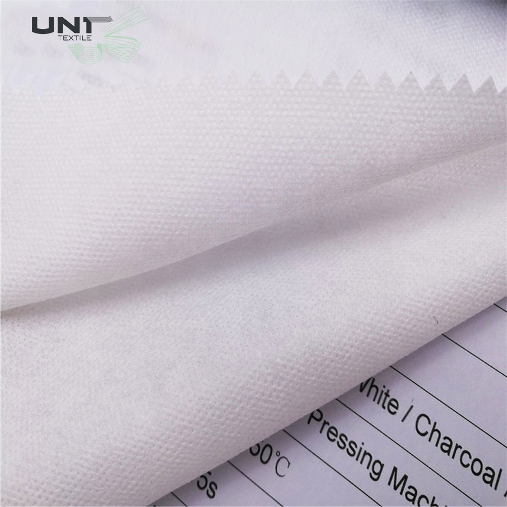 18-120gsm Thermal Bonded Chemical Interlining For Embroidery Backing