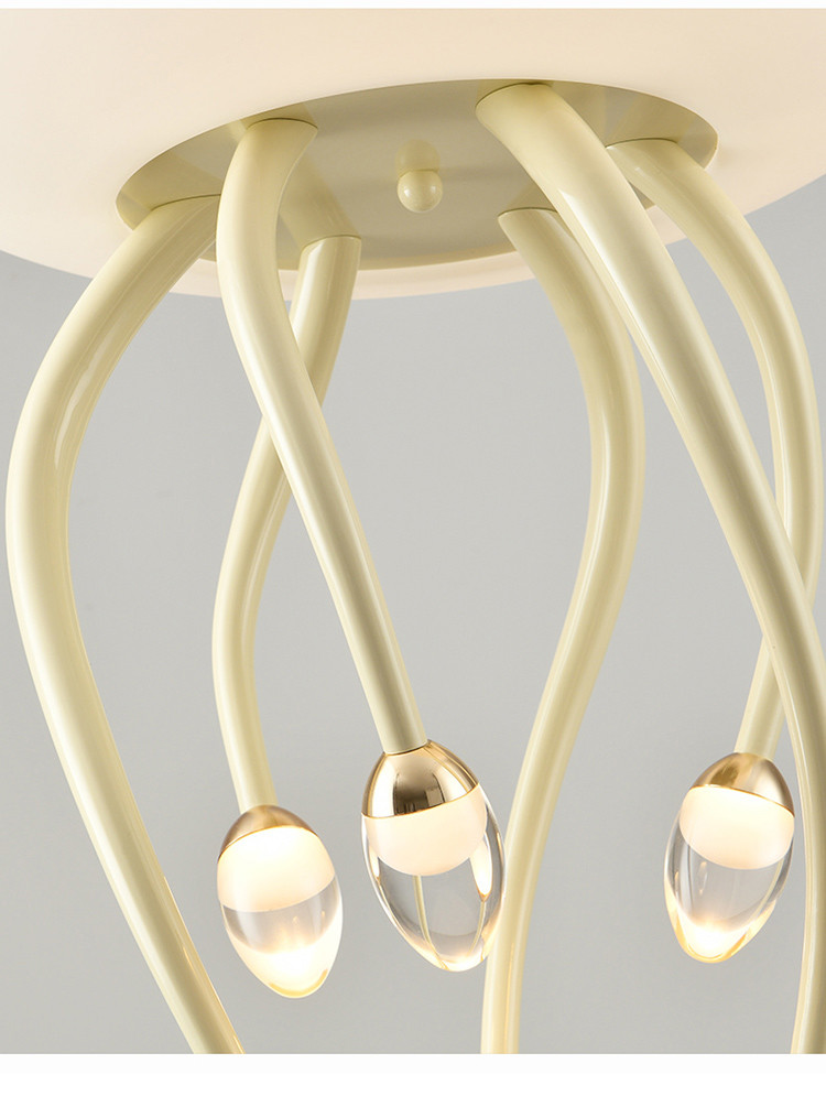 Cream style designer jellyfish chandelier minimalist and creative living room light(WH-AP-563)