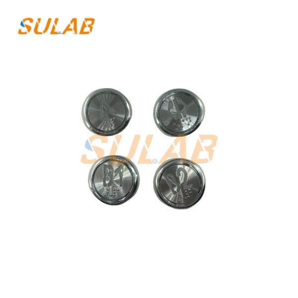 Elevator Lift Spare Parts Lop Cop Round Push Button PB31-10 Red Light White