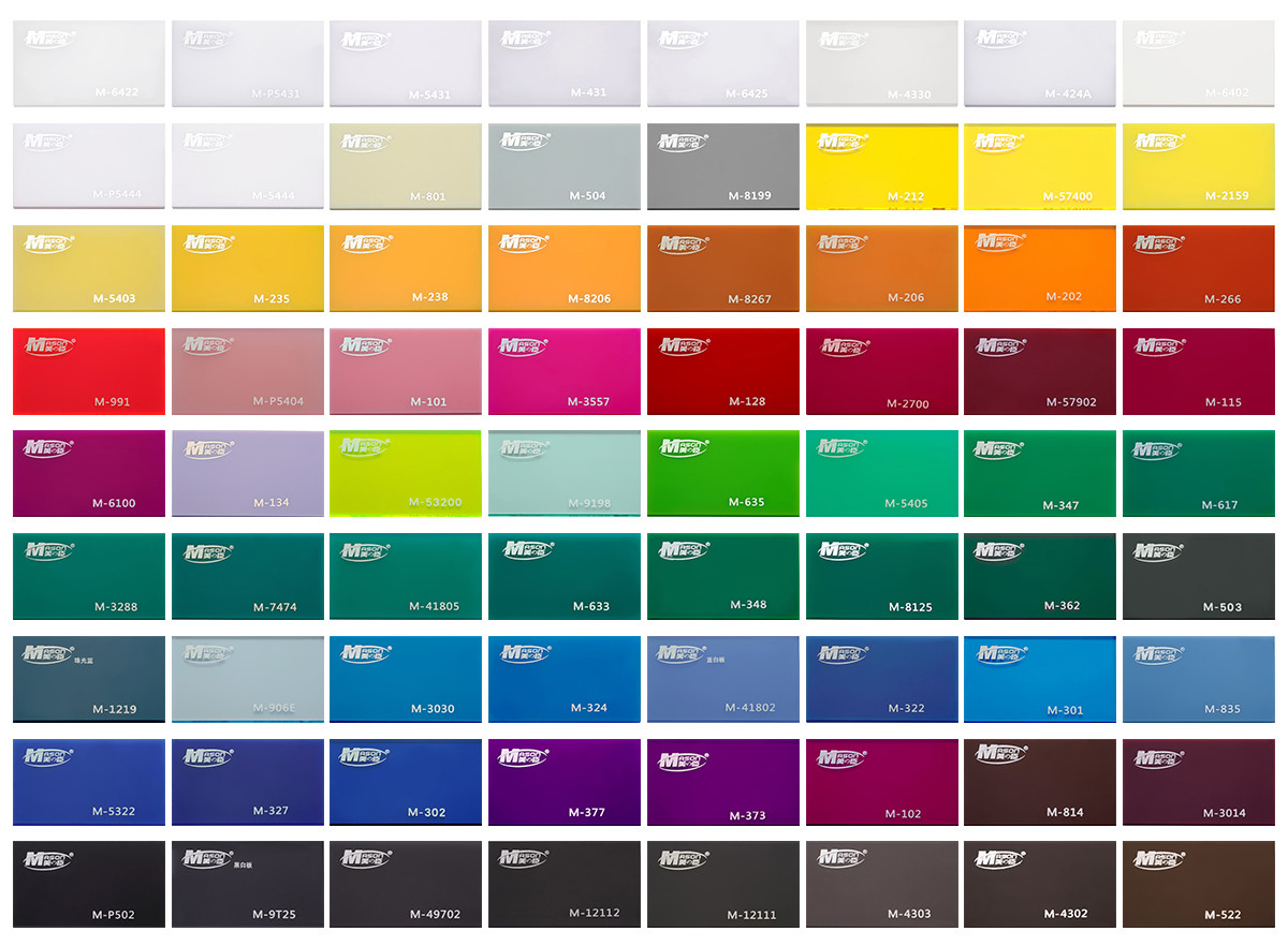 Green Cast Plexiglass Color Acrylic Sheet 1220x2440mm 2.8mm Thickness