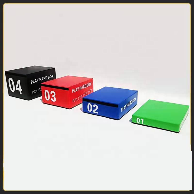 Pure Black Progressive Vaulting Box Exercise Combo Set Fitness Epuipment