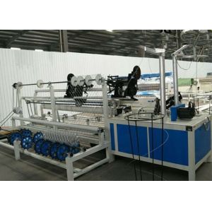 Fast Speed Chain Link Fence Machine Simple Structure Wire Dimeter 2 - 4mm