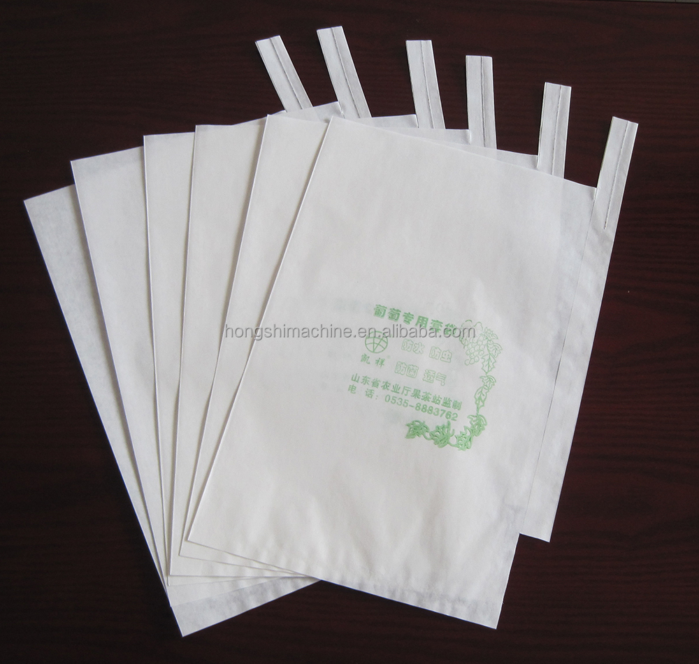 Mango Fruit Protection Paper Bag Making Machine , 2cm To 35cm Paper Pouch Making Machine