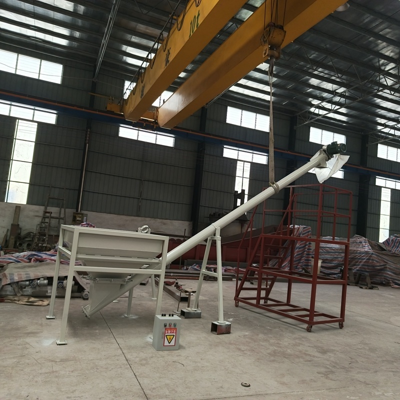 OEM Custom Powder Screw Conveyor Flexible Spring Auger Conveyor for Loading Grain