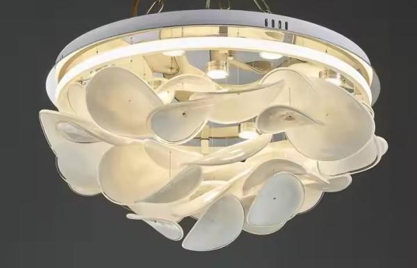 Nordic Simple Light French Living Room Bedroom Ceiling Light Modern Cream