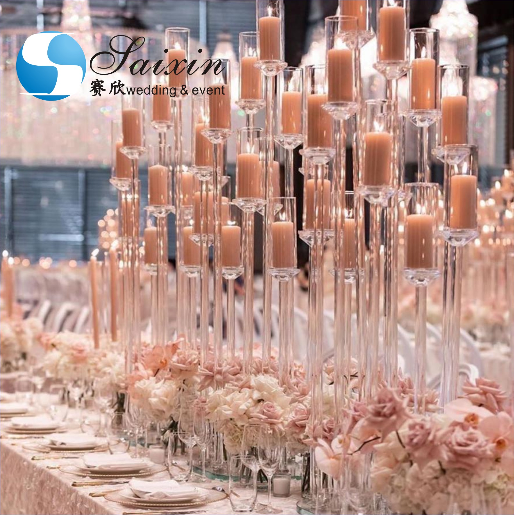 ZT-274 New tall wedding candelabras centerpieces
