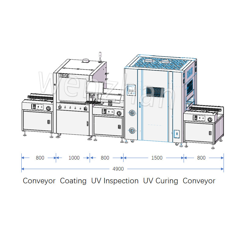 High Precision Conformal Coating Machine Automatic UV Conformal PCB /PCBA Glue Dispenser Automated SMT Coating Line Machine