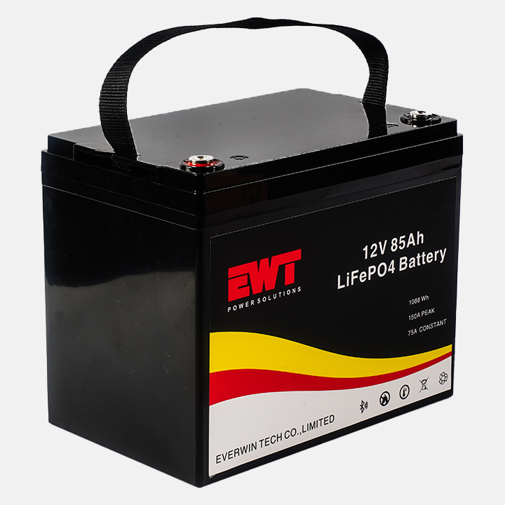 12V Lithium Iron Phosphate Battery IFR32700 12.8V 85Ah Lithium ion LFP Battery Pack for SOLAR POWER