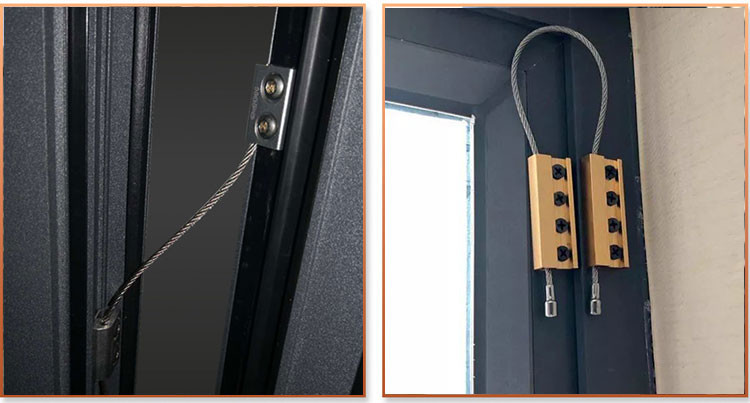 Quick Stop Fall Arrest Lanyards With Anchor Point With Steel Wire Rope