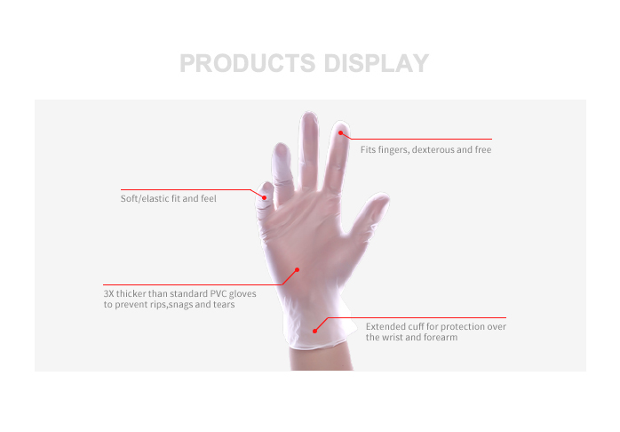 Gloves Pvc Home Use Househand Vinyl Pvc Gloves