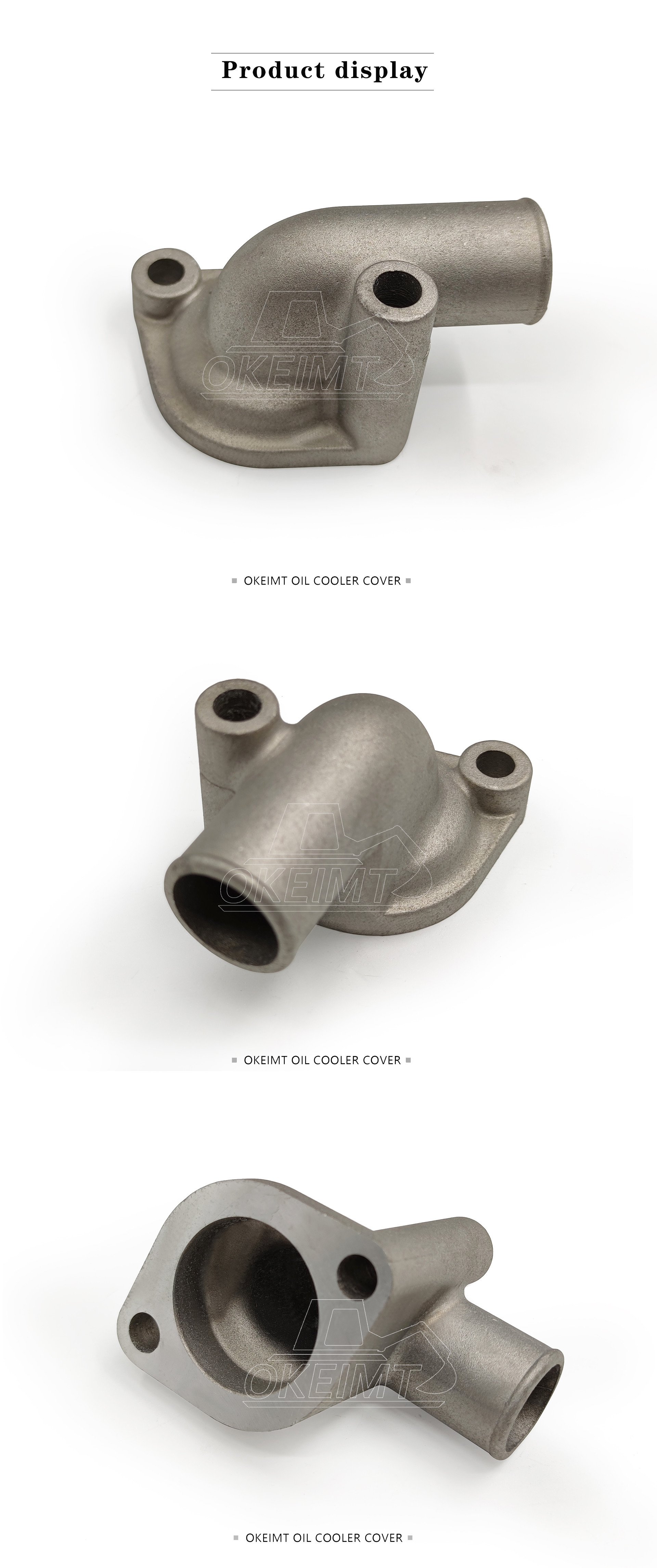 4D84 Engine Mining Excavator Diesel Yanmar Thermostat Housing Cover