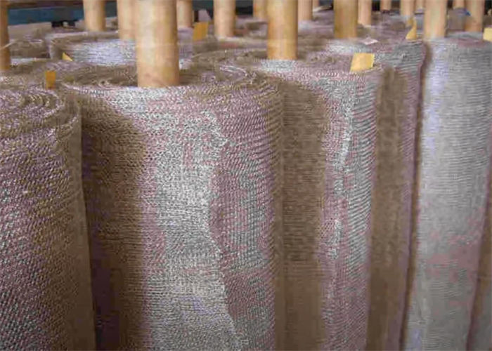 Width 800mm 304sus Sulfuric Acid Plant Filtration Separation Wire Mesh Demister