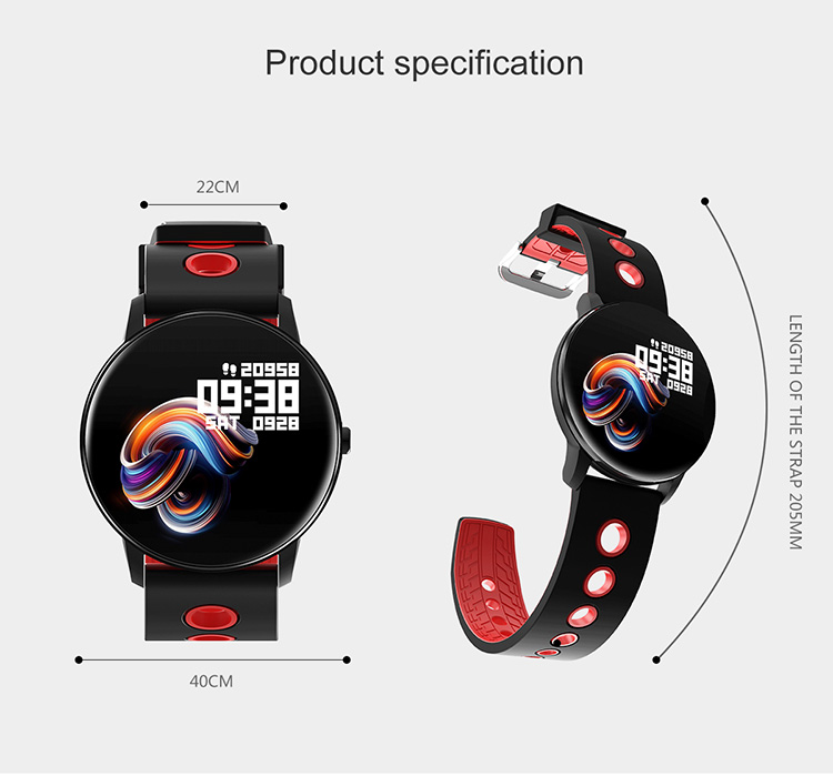 H25 Temperature Smart Ring 160mAh BLE4.0 Exercise Watch Band Equipment