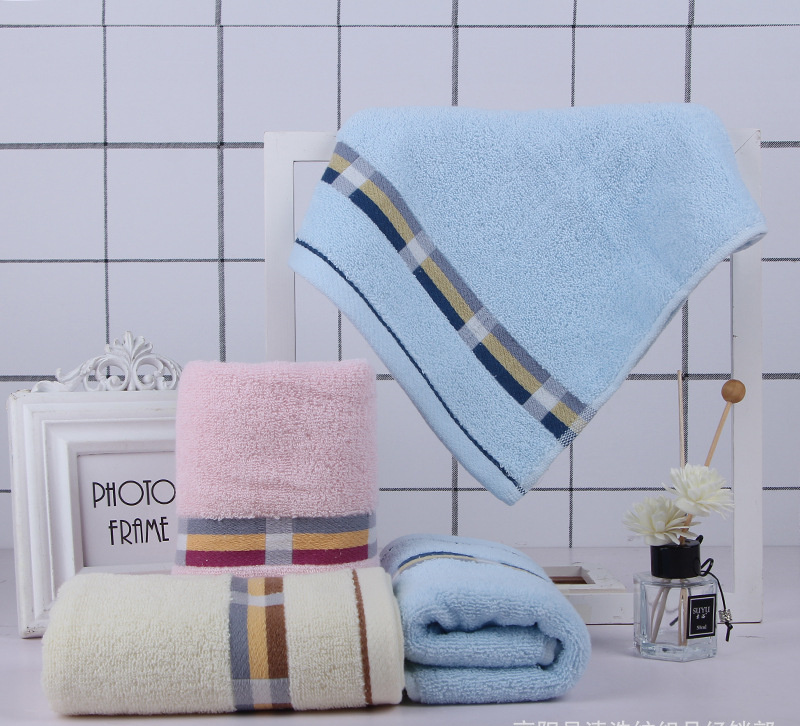 Customizable Absorbent Cotton Towels for All Ages in Home and Hotels Custom Logo