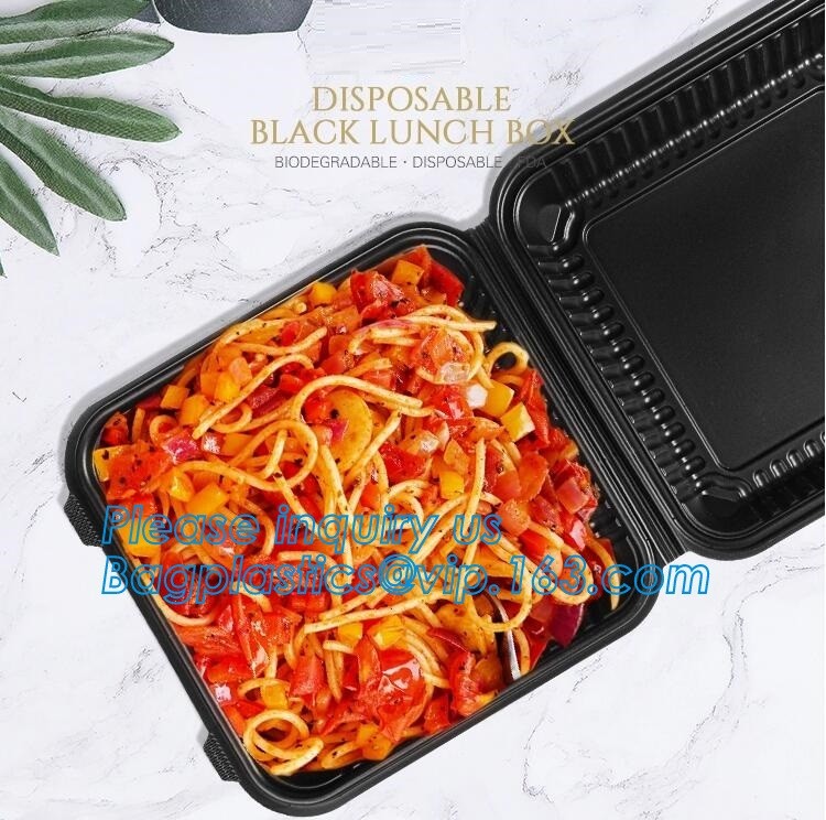 Meal Prep Containers Free Sample Bento Lunch Box Biodegradable Food Container Plastic Wheat Straw Lunch Box bagplastics