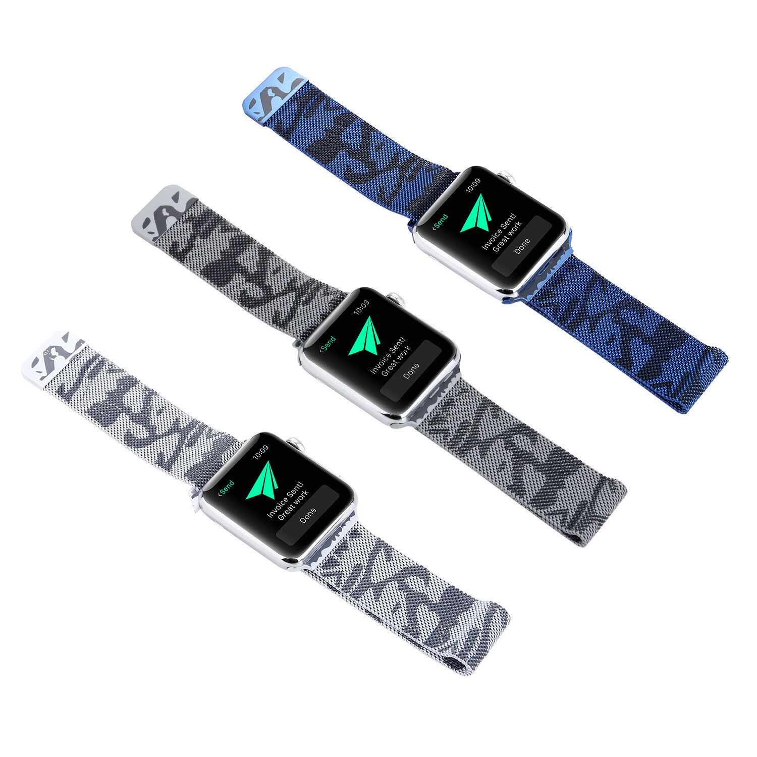 Stainless steel strap Smartwatch OEM IP67 Waterproof Sports Blood Pressure Smart Wristband