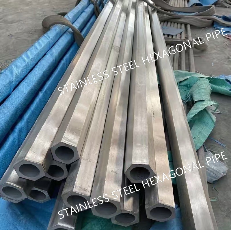 Ourside Hexagonal Inside Round Shape Stainless Steel Pipe Tube TP304 TP316L TP321