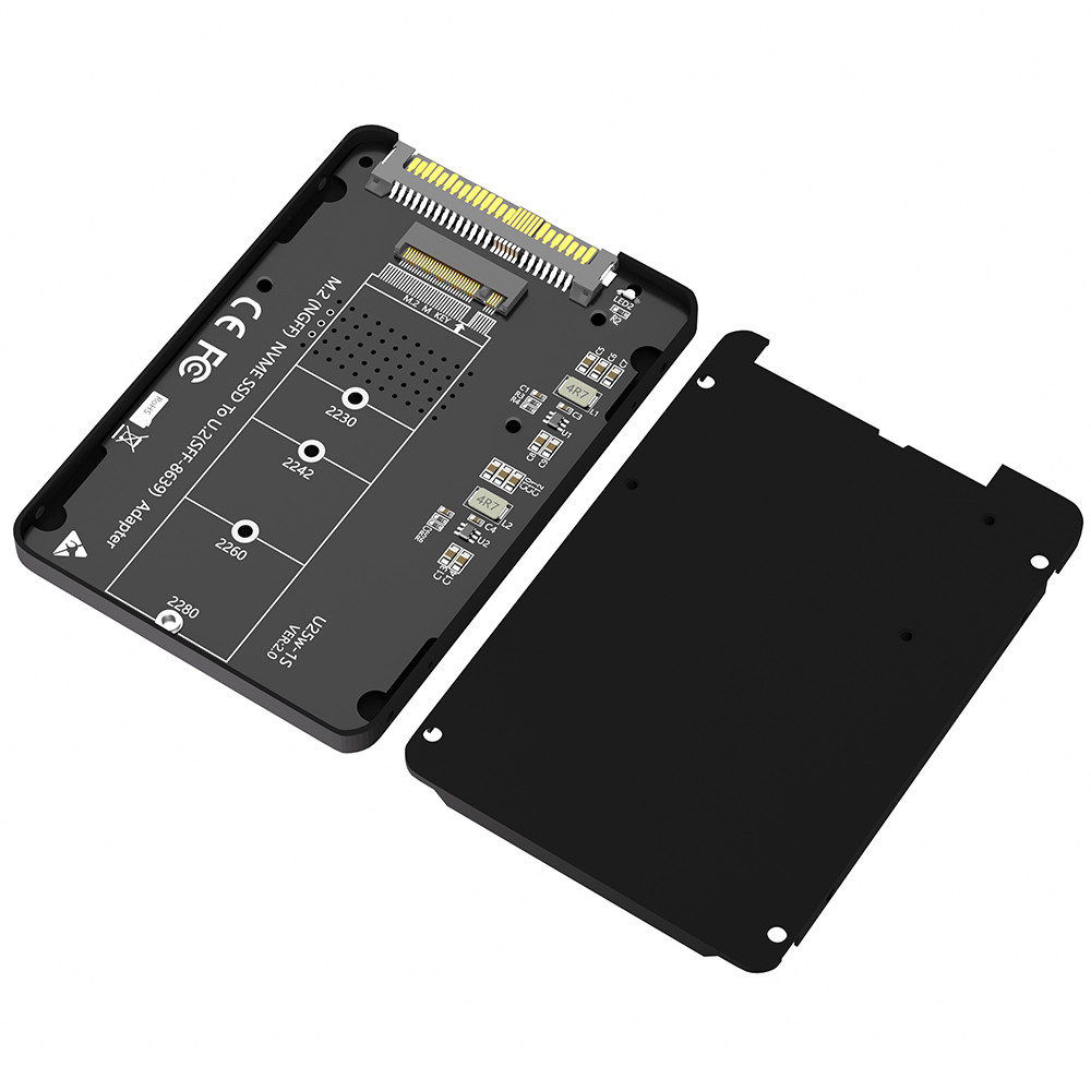 M.2 M Key To U.2 Adapter Card NVME ssd to pc-e u2 sff-8639 Pcle M2 Adapter Converter for 2230/2242/2260/2280