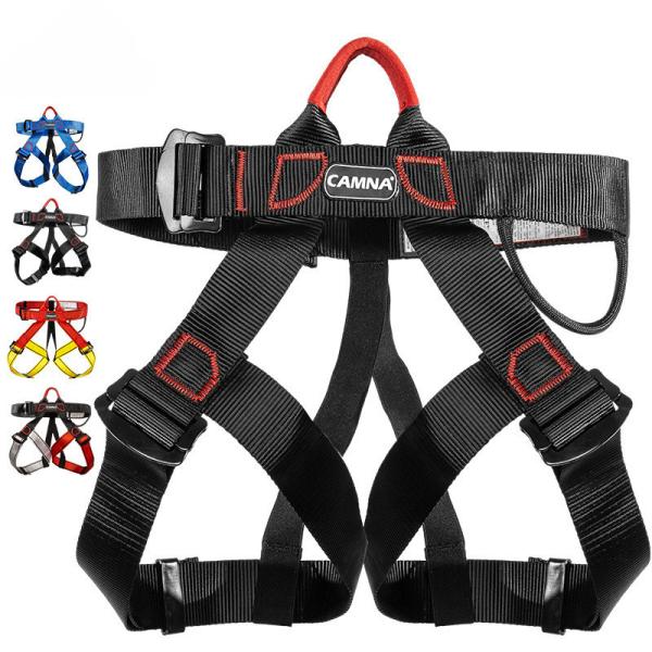 CE 2002 Certified Half Body Safety Belt Harness for Rock Climbing Wall