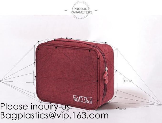 Trend Design Velvet Quilted Cosmetic Bag,Customized 2pcs Set Makeup Bag, Wholesale Travel Mens Toiletry Bags