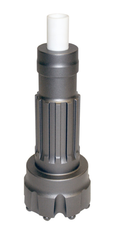 Middle Pressure DTH Drill Bits , Semi-Ballistic Insert Convex Face SD8 Hammer Bits