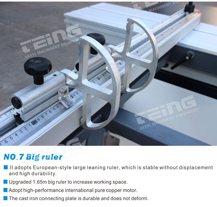 Wood Working Sliding Table Panel Saw WSN2845 with Precision and Max.Cutting Height at 90°