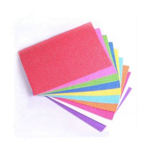 Durable Eva Foam Paper Environmental Friendly , Glitter Foam Sheets for DIY