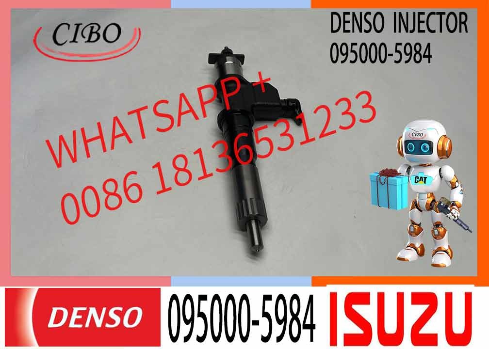 Neutral And New Common Rail Fuel Injector 095000-5984 For HI-ON 6WF1 6UZ1 Engine 8-97603099-3