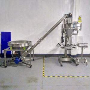 3PH PLC Auger Powder Filling Machine Semi Automatic 1.8KW