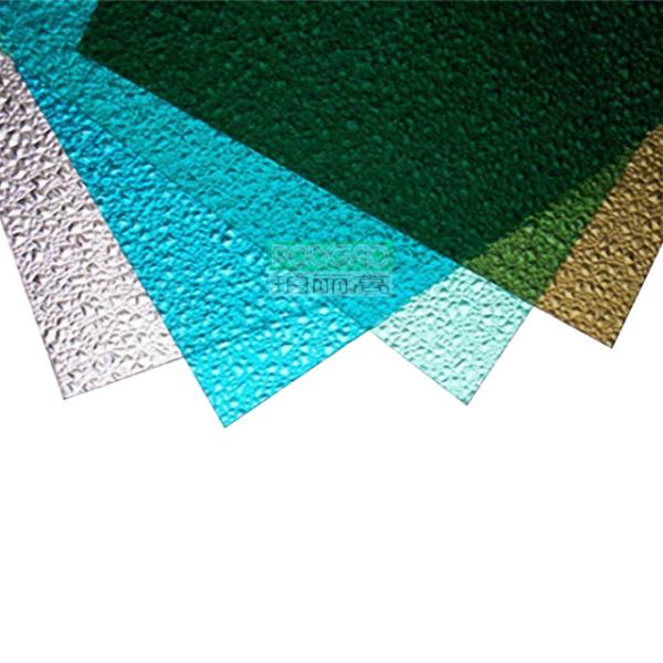 Quality ISO9001:2008 Certified 10mm Thick Embossed Polycarbonate Solid Sheet with More Than 5 Years Warranty for sale