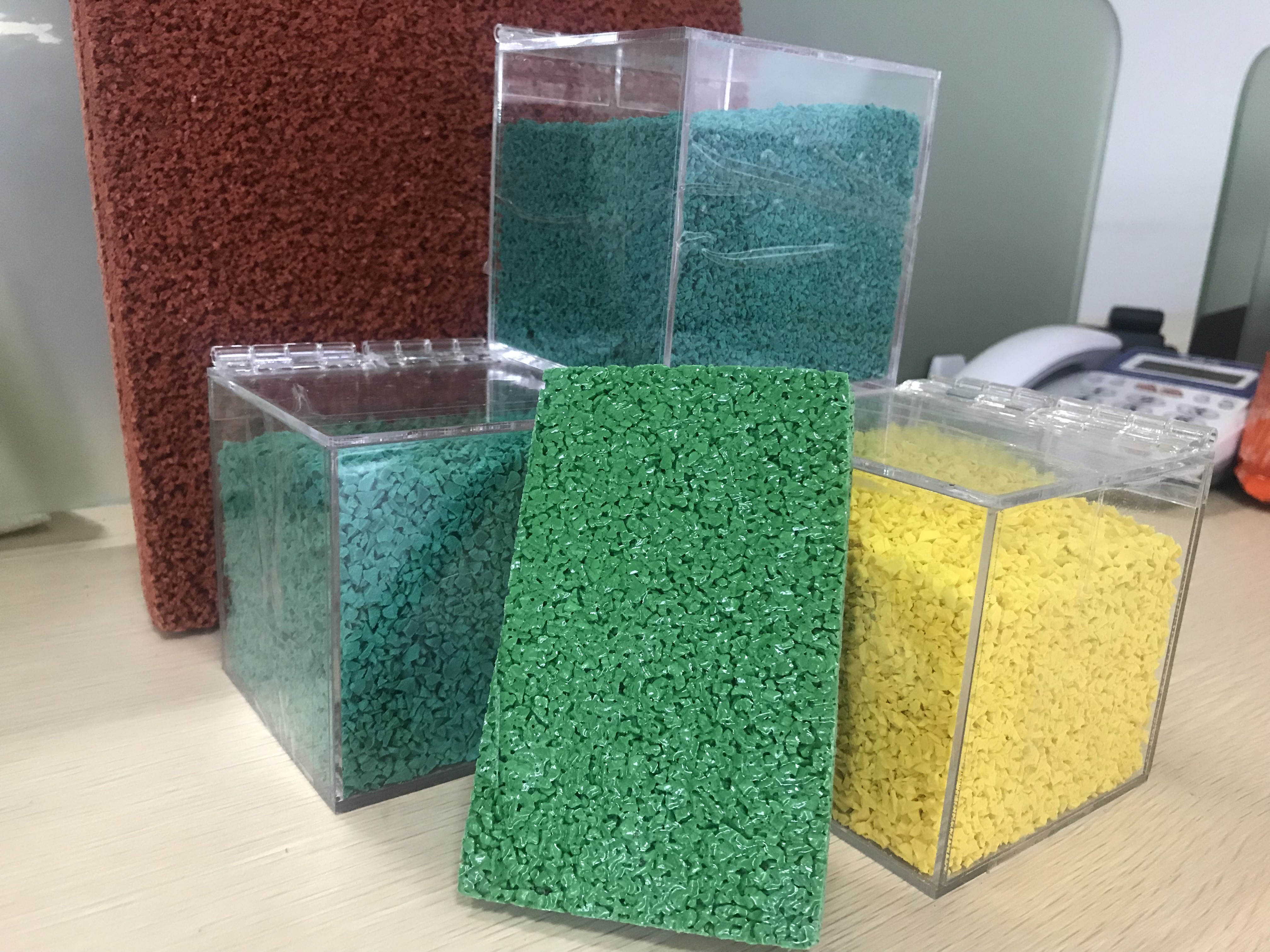 Kindergarten Rubber Granules Flooring