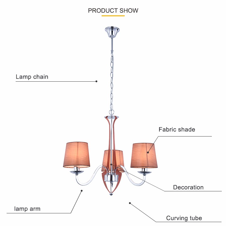 Modern cluster chandelier With Metal Arm for indoor home Lighting (WH-MI-30)