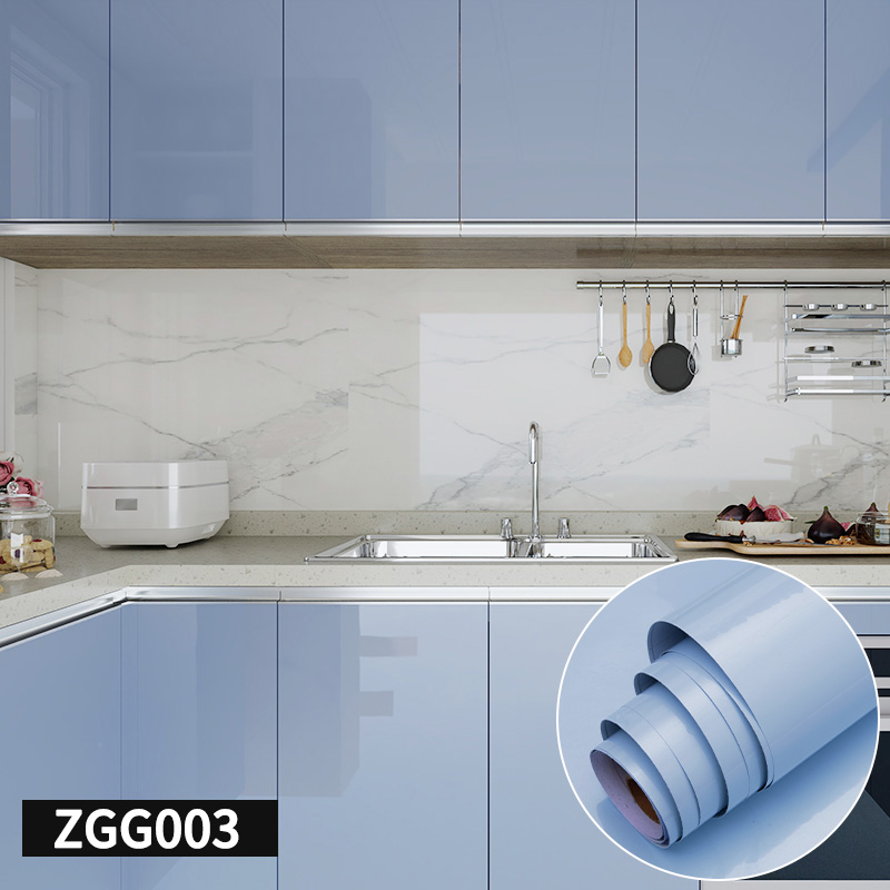 White 3D Waterproof Kitchen Countertop Wallpaper 100m Shiny Marble Contact Paper