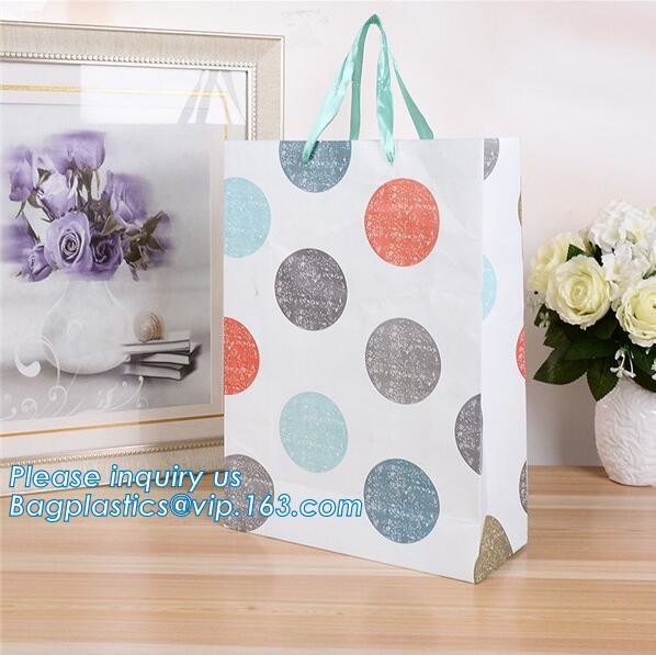 brown kraft carrier gift paper bag with twisted handle,elegant paper carrier bag with black logo printing, bagease pack