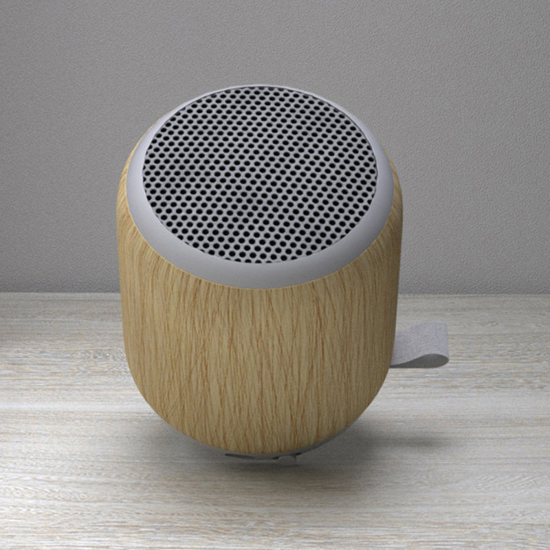 Mini Bamboo Wireless Bluetooth Speaker Portable Simple Small Ipx4 Waterproof