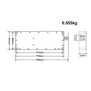UAV FPV Drone Jammer Module with 80-100W High Power and Remote Monitoring System