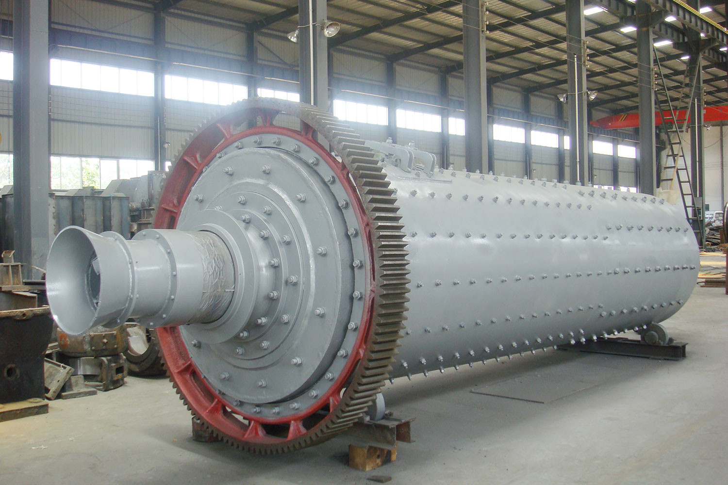 Less Abrasion Copper Ore 165t/H Dry Ball Mill