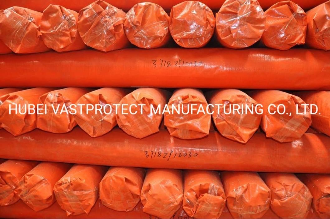 12&prime; *100&prime; Orange PE Tarpaulin Roll