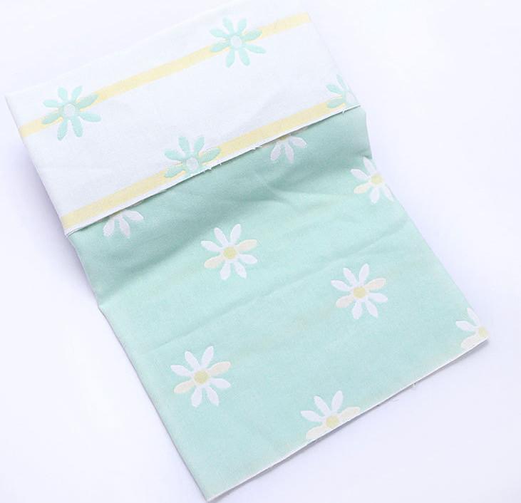 Infants Blanket Cover Jacquard Cotton Fabric 170gsm No Fluorescent Agent
