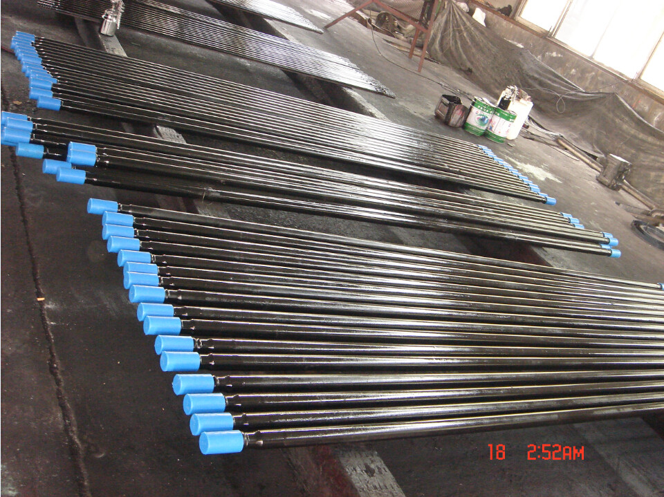 T45 Threaded Drill Rod , Length 610mm - 6095mm for Hard Rock Drilling