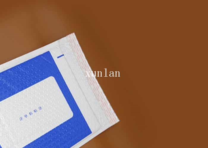 Express Delivery Blue Bubble Mailers , Plastic No Fading Poly Bubble Mailers