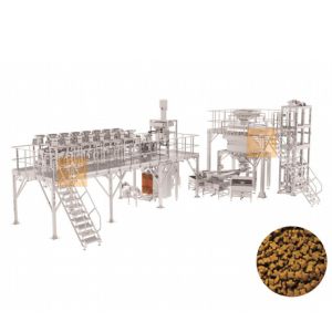 Pet Food Weighing And Packaging System With Variable Weights Dog Food And Cat