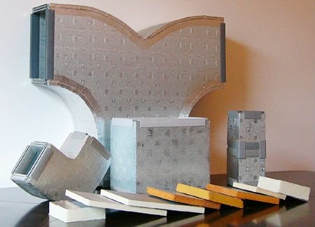 Continuous Rigid Polyfoam Sandwich Panel Production Line With Aluminum Foil Facings