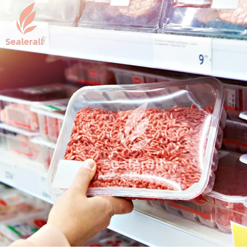 Seafood MAP Packaging Machine 50HZ Custom With Printing Function